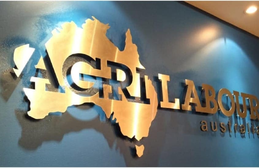 Custom cut reception sign