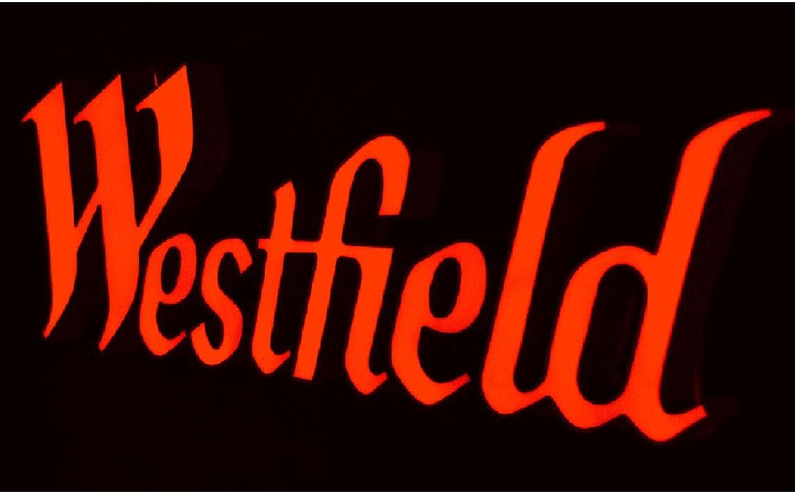 Westfield 3D illuminated sign